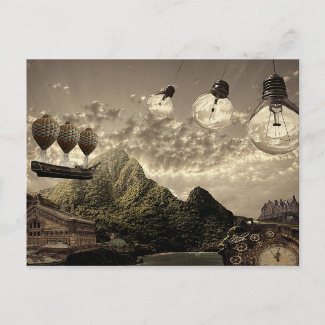 postal de steampunk (Anverso)