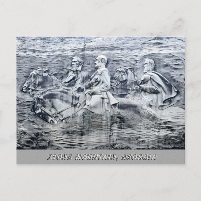 Postal de Stone Mountain (Anverso)
