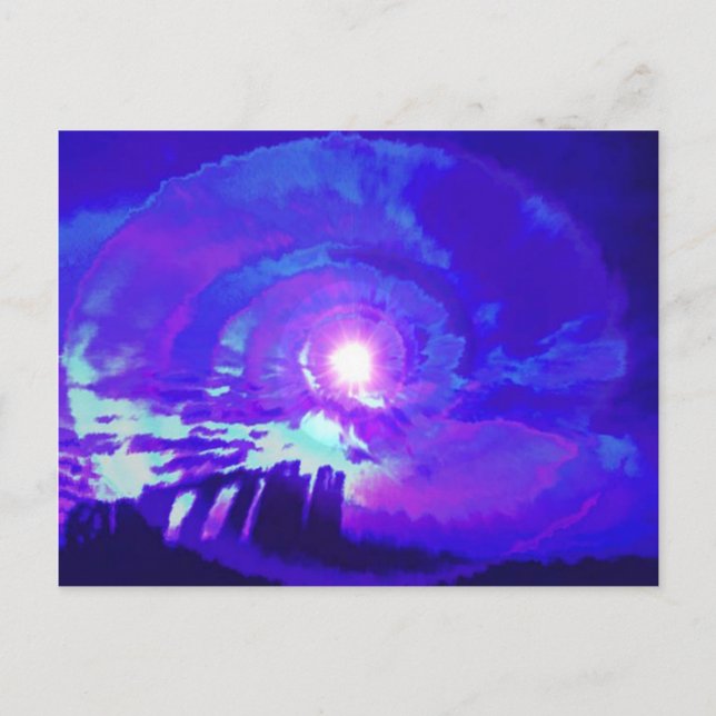 postal de Stonehenge (Anverso)