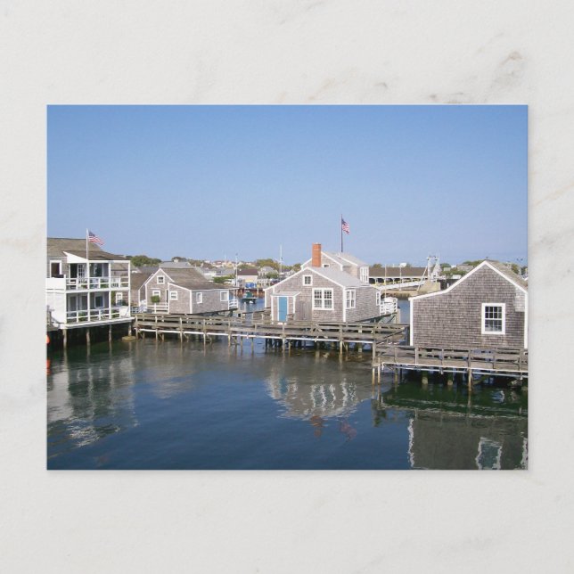 Postal De Straight Wharf (Anverso)