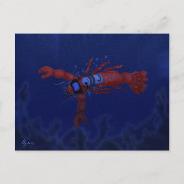 Postal de submarinismo (Anverso)