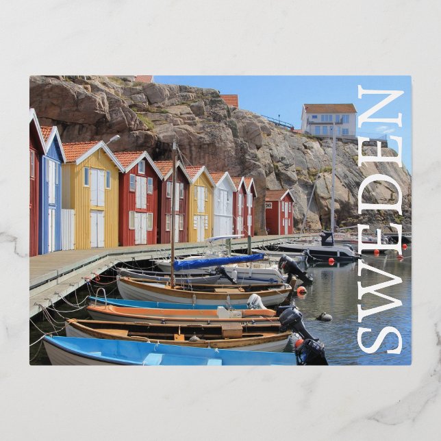 postal de Suecia (Anverso)