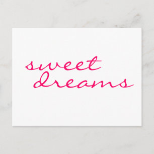 postal de sueños dulces