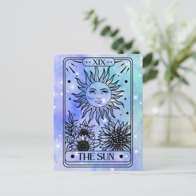 Postal de Sun Tarot (Anverso de pie)