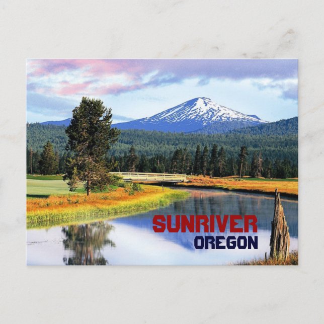 Postal de Sunriver Oregon (Anverso)