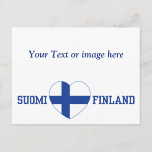 postal de SUOMI FINLAND personalizado