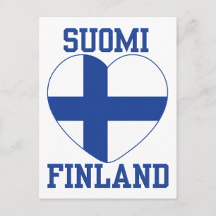 postal de SUOMI FINLAND personalizado
