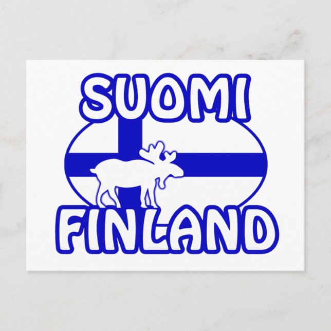 postal de Suomi Finlandia (Anverso)