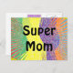 postal de Super Mamá (Anverso / Reverso)