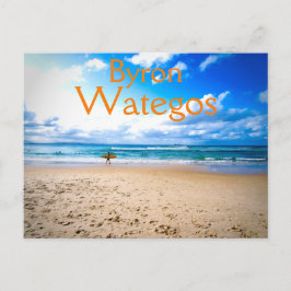 Postal de surf Byron Bay Wategos Beach Surcard