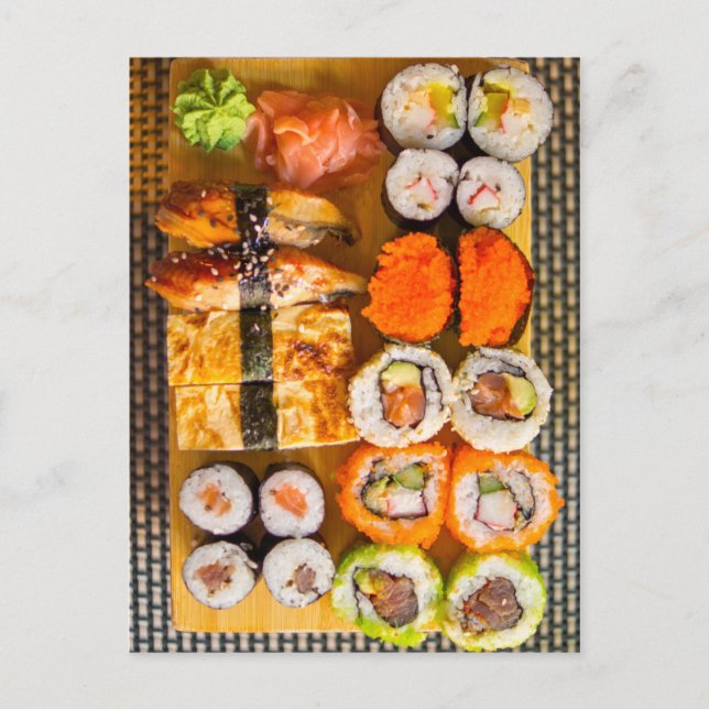 postal de Sushi Sampler (Anverso)