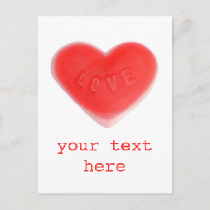 Postal de Sweet Heart 'Your Text'
