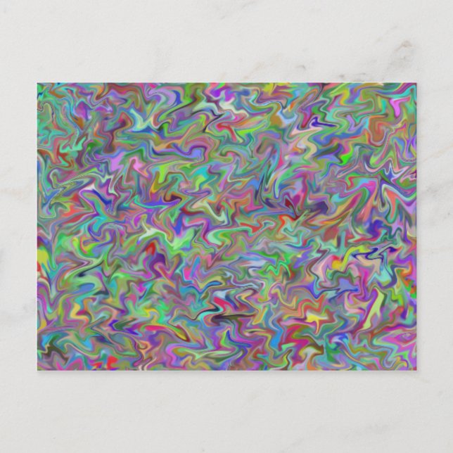 Postal de Swirl aleatorio (Anverso)