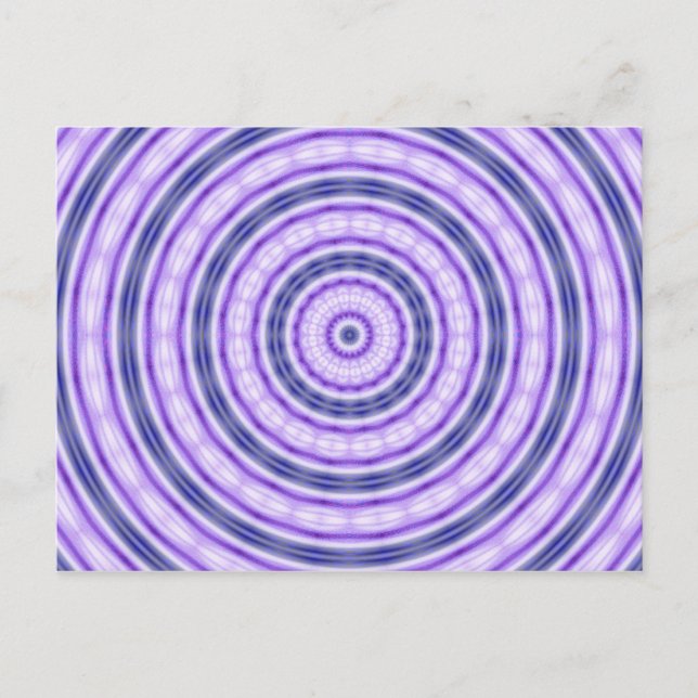 Postal de Swirl Púrpura (Anverso)