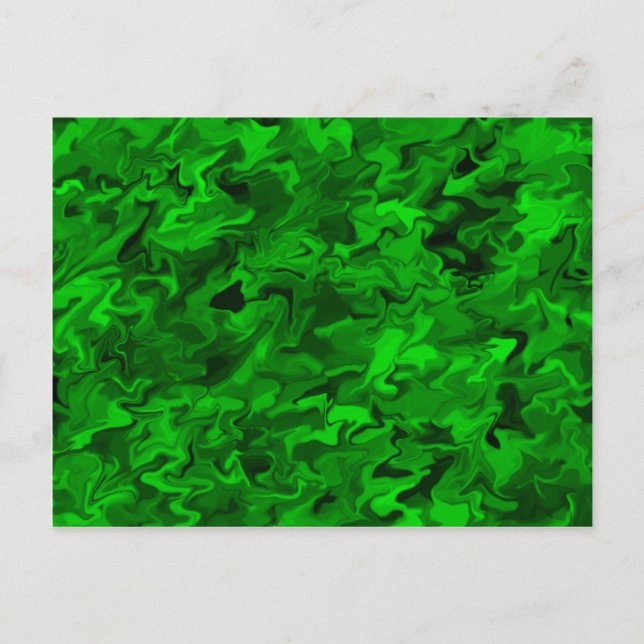 Postal de Swirl Verde (Anverso)