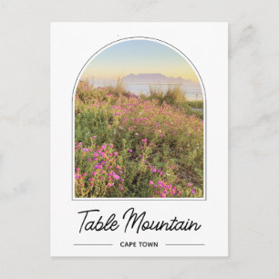 Postal de Table Mountain Ciudad del Cabo Sudáfrica