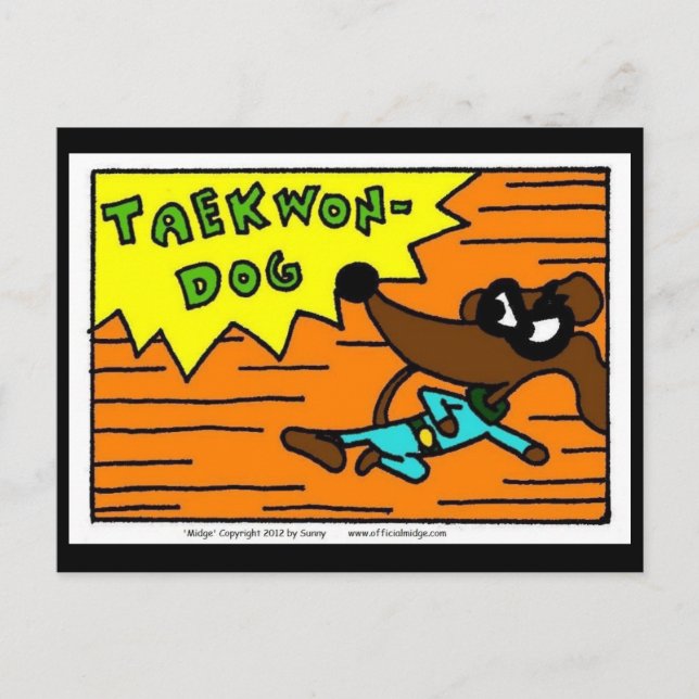 Postal de TAEKWON-DOG de Midge (Anverso)