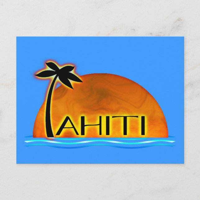 Postal de Tahití (Anverso)