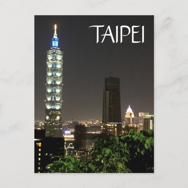postal de taipei 101 (Anverso)