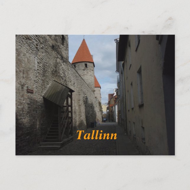 Postal de Tallin (Anverso)