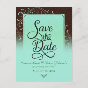 Postal de Tarjeta de Anuncio de "Choc Mint Decor V