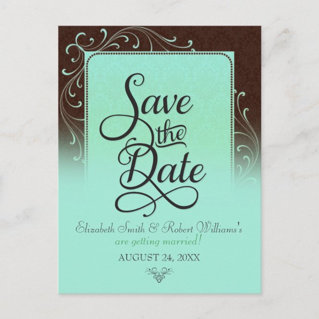 Postal de Tarjeta de Anuncio de "Choc Mint Decor V (Anverso)