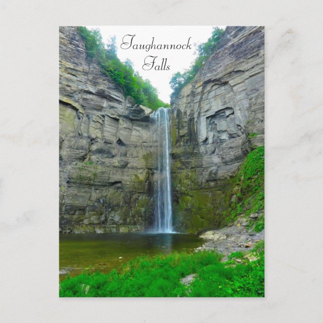 postal de TAUGHANNOCK FALLS (Anverso)