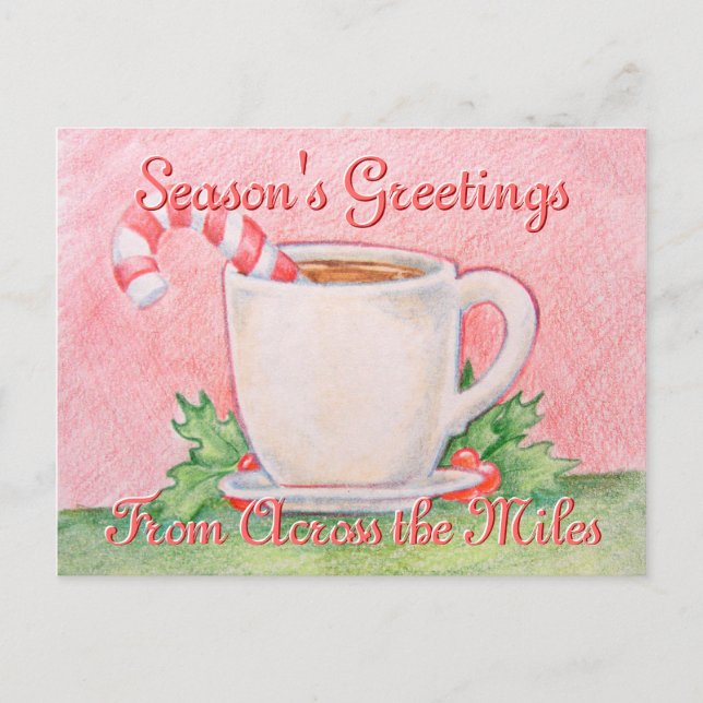 Postal de té Candy Cane (Anverso)