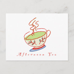 Postal de té de la tarde