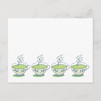 Postal de té verde