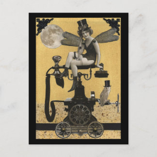 Postal de teléfono Steampunk