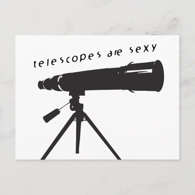 Postal de telescopios (Anverso)