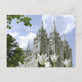 Postal de temple LDS de SLC