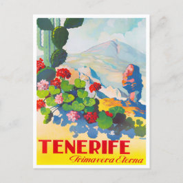 postal de Tenerife España vintage