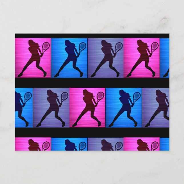 Postal de tenis con tu mensaje personalizado! (Anverso)