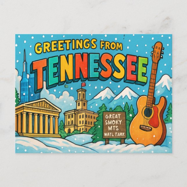 Postal de TENNESSEE (Anverso)
