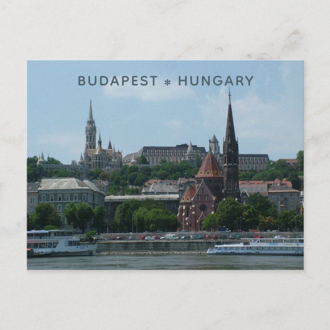 postal de texto de Budapest 2 (Anverso)