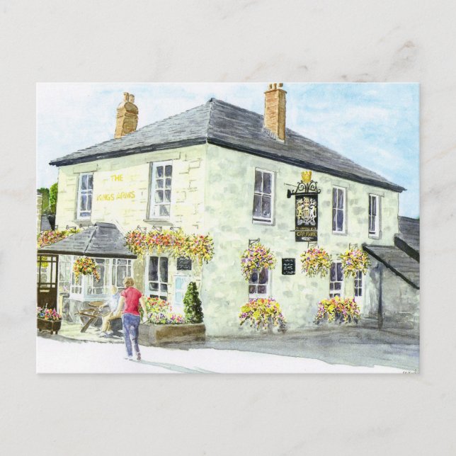 Postal de 'The Kings Arms (Luxulyan)' (Anverso)
