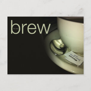 Postal de tiempo de té
