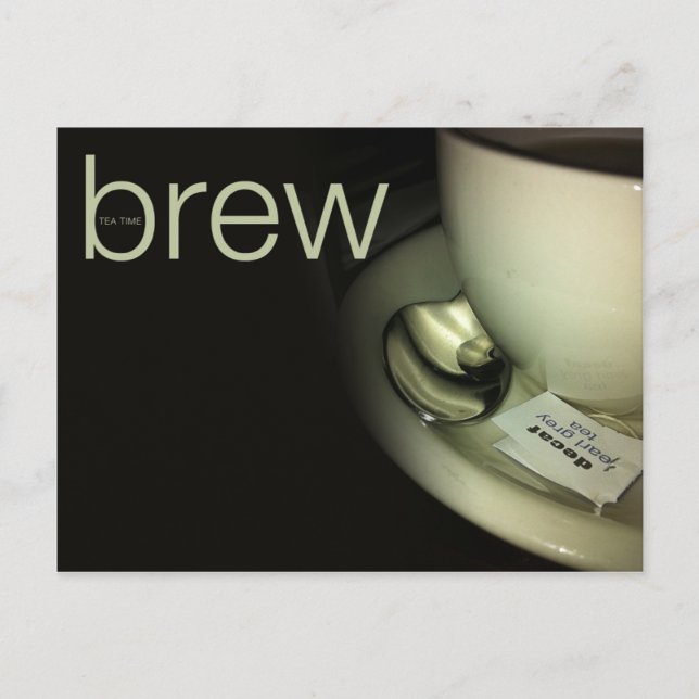 Postal de tiempo de té (Anverso)