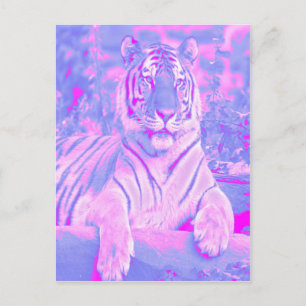 postal de Tigre rosa