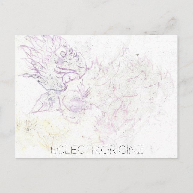 Postal de tinta mágica (Anverso)