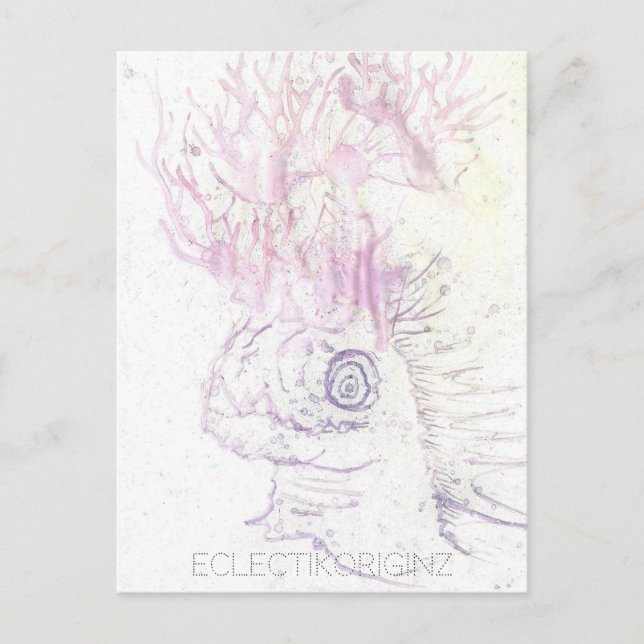 Postal de tinta mágica (Anverso)