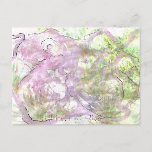 Postal de tinta mágica (Anverso)