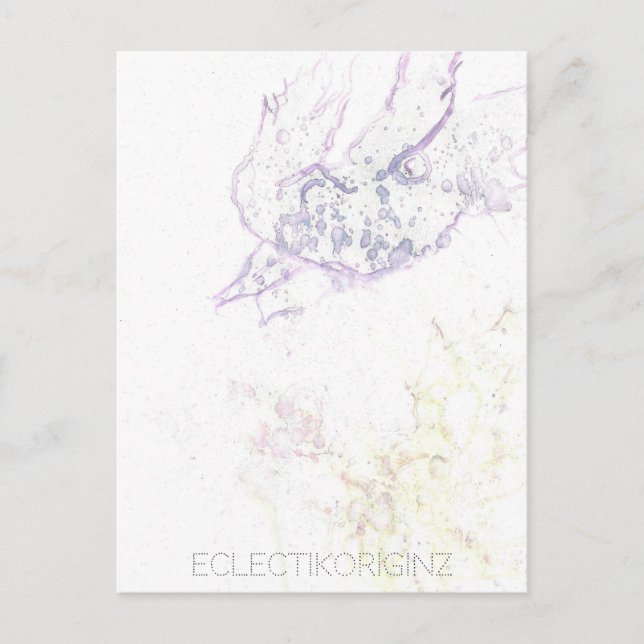 Postal de tinta mágica (Anverso)