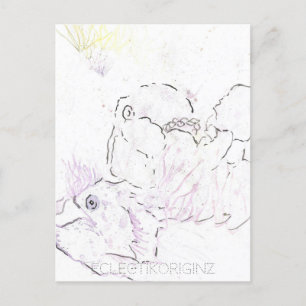 Postal de tinta mágica