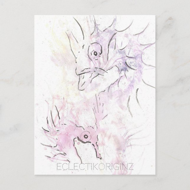 Postal de tinta mágica (Anverso)