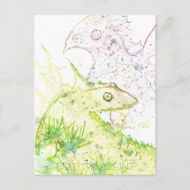 Postal de tinta mágica (Anverso)