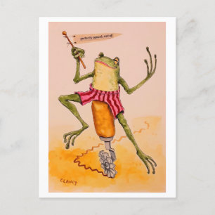 Postal de toad perfectamente natural