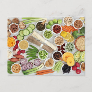 Postal de todas las verduras